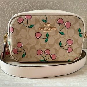 Coach Cherry Heart Jamie Camera Bag